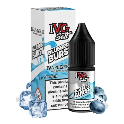 Blueberg Burst E-Liquid by IVG Salt – 10ml
