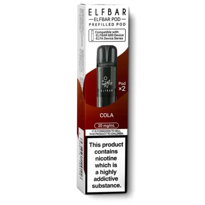 Cola Elfbar 600 Prefilled Pods - 20 mg/ml
