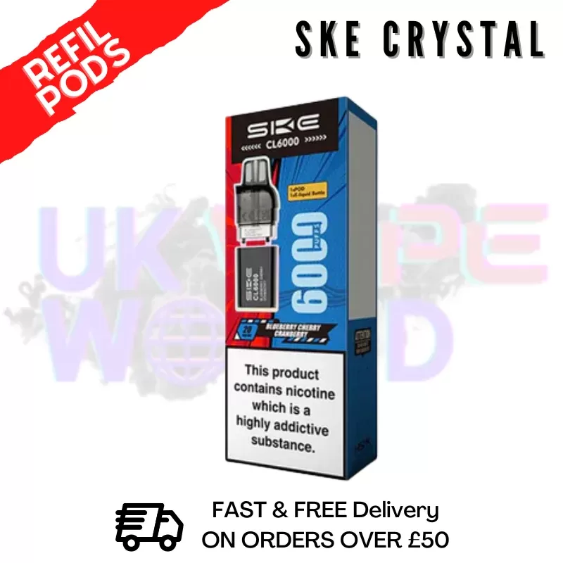 Blueberry Cherry Cranberry SKE CL6000 Replacement Prefilled Pod