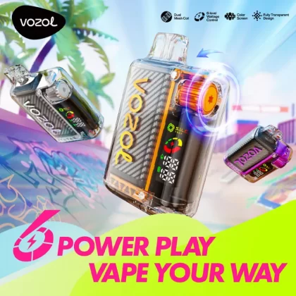 VOZOL Vista 16K Puffs Disposable Device - 16000 Puffs - Peach Mango Watermelon