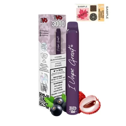 IVG 3000 – LYCHEE BLACKCURRANT
