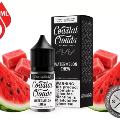 Watermelon Chew Coastal Clouds Salt 30ml - Vape Product, Vape Product (617040)