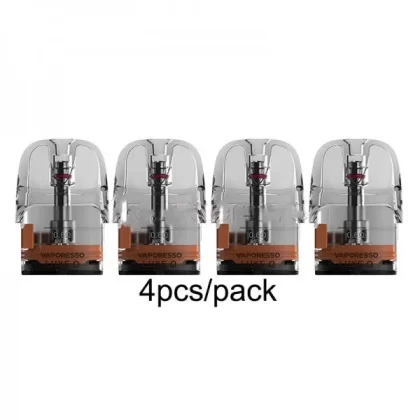 Vaporesso LUXE Q Pod Cartridge for LUXE QS / Luxe Q / Q2 / Q2 SE / Luxe Q3 Kit 3ml 4pcs/pack - Mesh 1.0ohm (3ml)