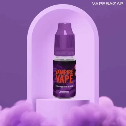 Vampire Vape Liquid – Strawberry Burst - 10mg/ml, Nikotinfrei