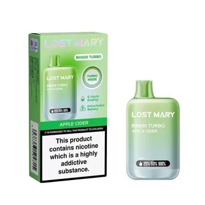 Lost Mary BM600 Turbo Apple Cider Disposable Vape