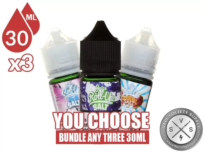 Juice Roll Upz Salt Nic Bundle 3x30ml (90ml)