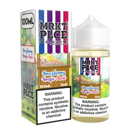MRKTPLCE - Brazberry Grape Acai - 100ML E-Liquid - 6MG