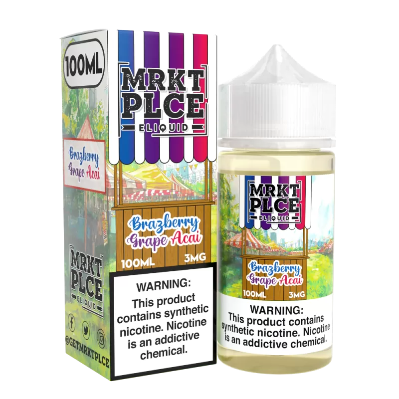 MRKTPLCE - Brazberry Grape Acai - 100ML E-Liquid - 6MG