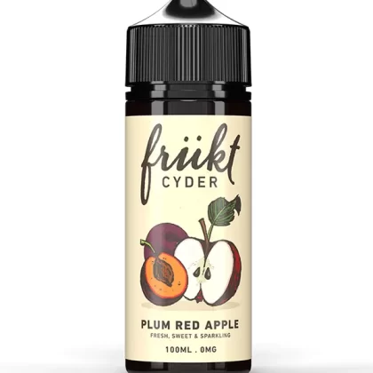 Frukt Cyder Plum Red Apple 120ml E Liquid - 3mg