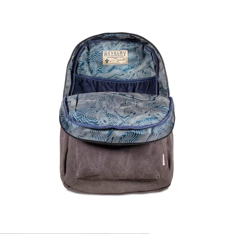 Revelry Explorer - Smell Proof Backpack - Navy Blue - Image 3