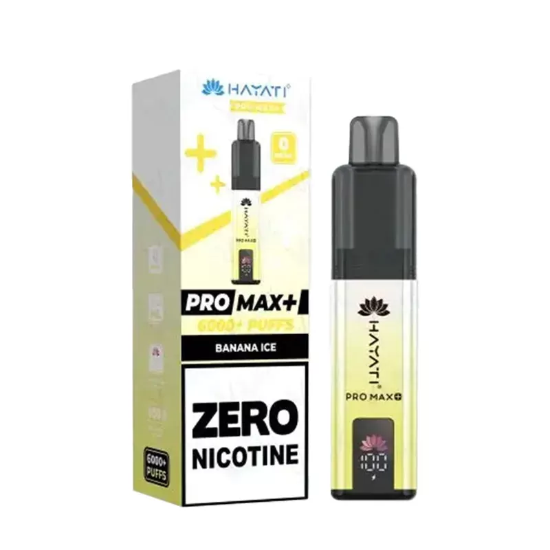 Hayati Pro Max Plus 6000 Zero Nicotine Pod Kit - Pink Lemonade - Image 2