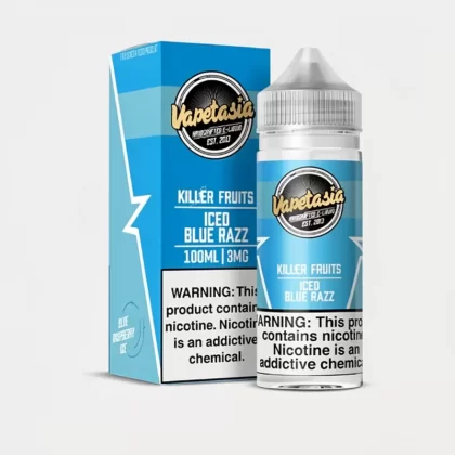 Killer Fruits ICED Blue Razz – Vapetasia – 100mL 70% VG Vape - Vape Product; Vape Product, Vape Product (641AAA)