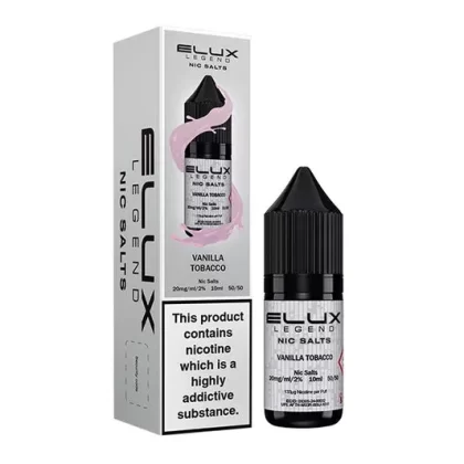 ELUX LEGEND VANILLA TOBACCO NIC SALT E LIQUID