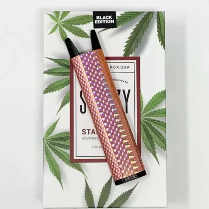 Stiiizy Rose Gold 3D Holographic Hologram Glitter Pro Battery Starter Kit