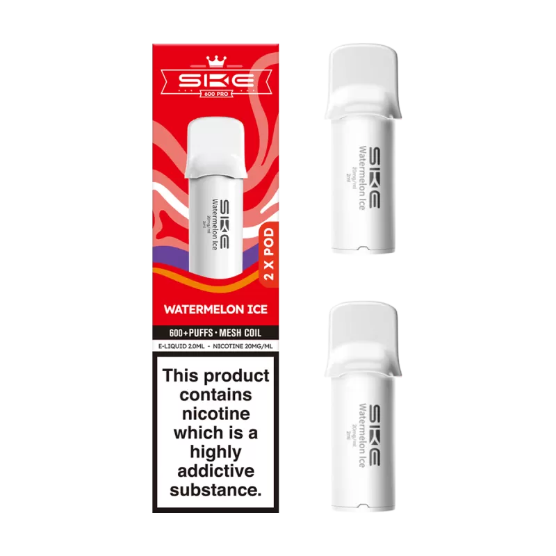 Watermelon Ice SKE 600 Pro Pods - Ecigwizard