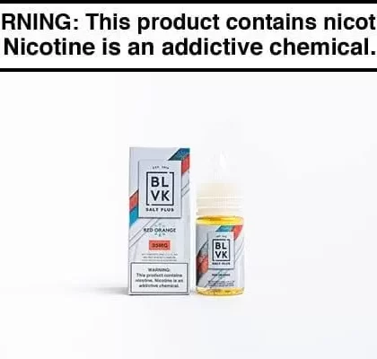 RED ORANGE ICE BY BLVK UNICORN SALT 30ML - Vapejuice