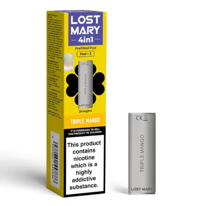 Lost Mary 4-in-1 Prefilled Pods – Triple Mango – 2PK