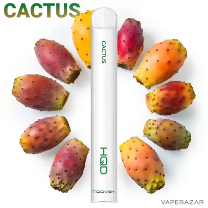 HQD Hoova + Einweg E-Zigarette – Cactus - 20mg/ml / 2ml / Blaubeere, Kiwi
