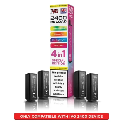 IVG 2400 Reload 4 in 1 Prefilled Pods Special Edition - Strength#20mg