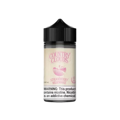 Country Clouds - Strawberry Milkshake - 100ML E-Liquid - 6MG