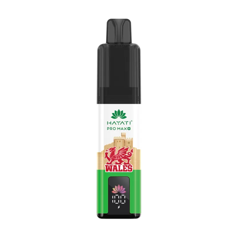 Hayati Pro Max Plus 6000 Wales Souvenir Edition - Strawberry Raspberry Ice - Ecigwizard - Image 2