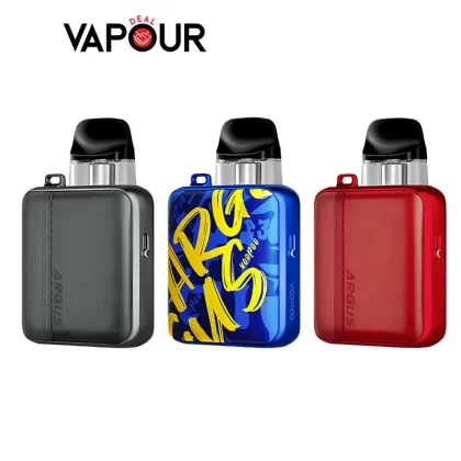 Voopoo Argus P3 Pod Kit - Black Leather - Vapourdeal Co
