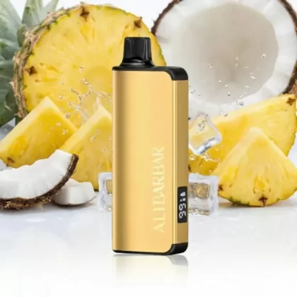 Alibarbar Ingot 9000 Puffs – Pineapple Coconut - Swixvape