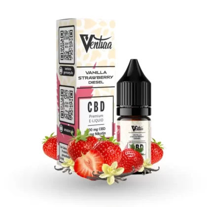 Ventura CBD Liquid 600mg – Vanille Aardbei Diesel