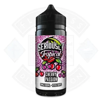 Doozy Vape Seriously Tropical – Cherry Passion 0mg 100ml Shortfill