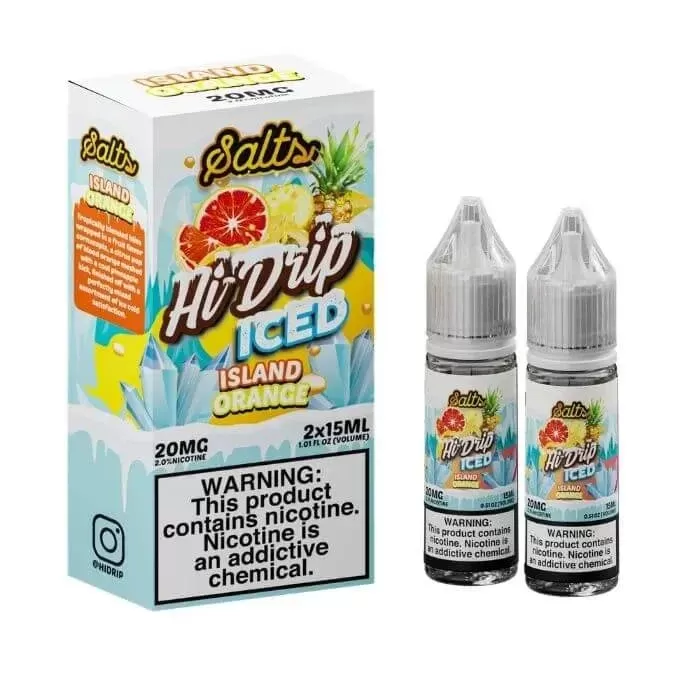 Iced Island Orange Nicotine Salt by Hi-Drip