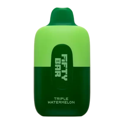 Triple Watermelon Fifty Bar - Nicotine#Single>10 Pack~Size#50mg