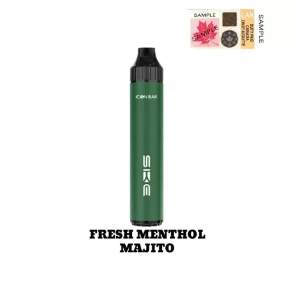 Icon Bar Fresh Menthol Mojito Disposable Vape (2000 Puffs)