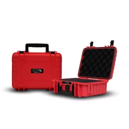 Str8 | Pelican Cases | 10″ w/ 2 Layer Pre-Cut Foam – Fury Red