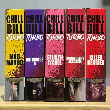 Chillbill Turbo Pod Formula 3% 30ml 50/50 - Chain Frost - Blueberry