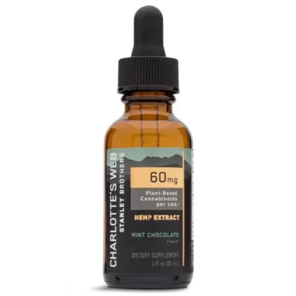 Full Spectrum CBD Oil Tincture – Mint Chocolate – 60mg – Charlotte’s Web