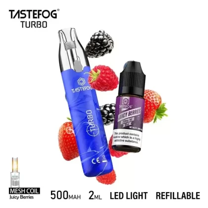 PUFF 5000 TASTEFOG Rechargeable Liquide – Juicy Berries