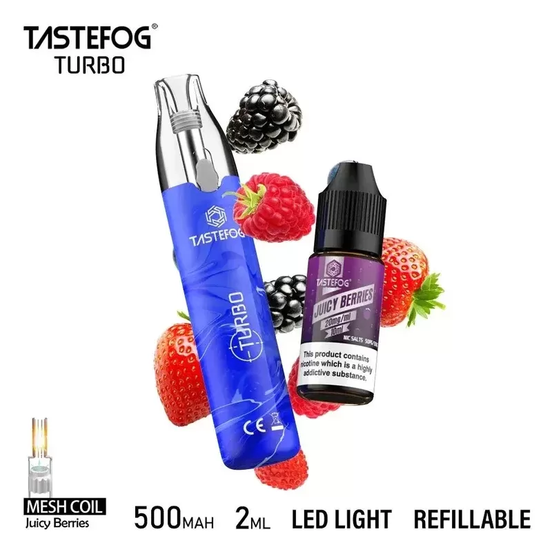 PUFF 5000 TASTEFOG Rechargeable Liquide – Juicy Berries
