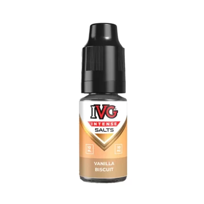 IVG Intense Vanilla Biscuits Saltnic Vape Juice - Strength 20mg