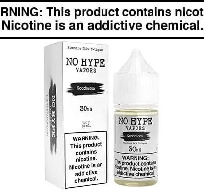 COCOBACCO BY NO HYPE SALTS 30ML - Vapejuice
