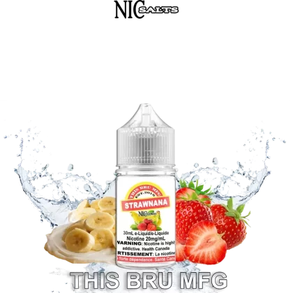 THIS BRU MFG SALT – STRAWNANA 30ML