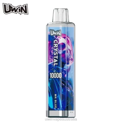 UWIN Vape Nicotine – UWIN CRYSTAL 10000 DISPOSABLE VAPE Mr Blue 428LB15