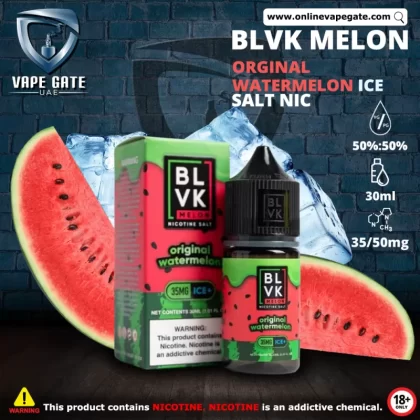 ORIGINAL WATERMELON ICE - BLVK MELON SALTS - 30ML