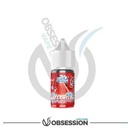 Watermelon Super Ice Salt Nic By Vape Station