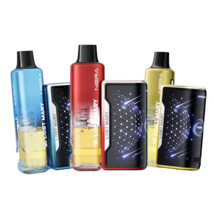 Lost Mary Nera Fullview 70K Kit - Blue Razz Ice (2 Pods + 1 Battery), Dragon Strawnana (2 Pods + 1 Battery)