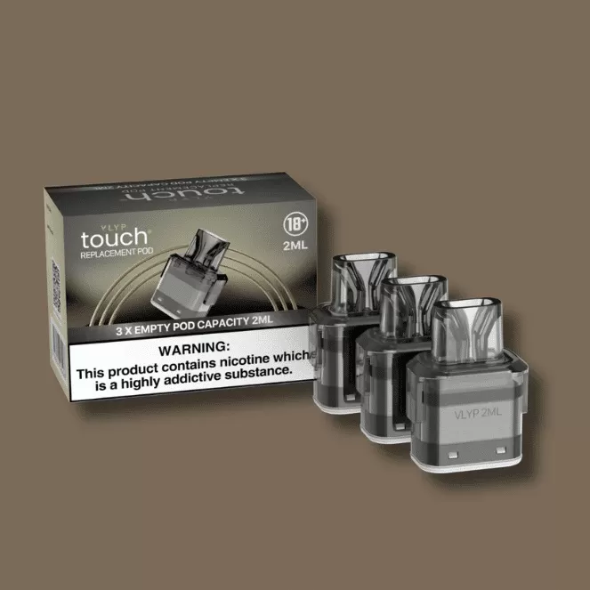 Vlyp Touch Empty Replacement Pods 2ml / 7ml (Without Coil) - Vapestorm Co
