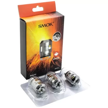 Smok TFV8 Baby V2 Coils – 3 Pack - A1 (0.17ohm, 110-130W), A2 (0.2ohm, 65-75W)