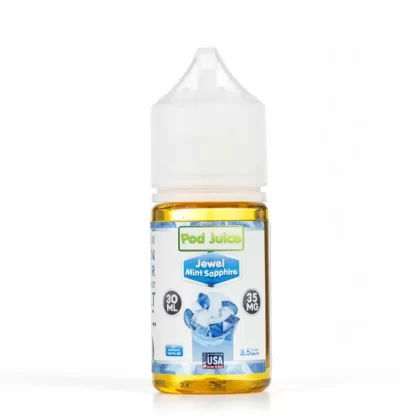 Pod Juice Jewel Mint Sapphire Salt Nicotine 30mL - Motivapeaustralia
