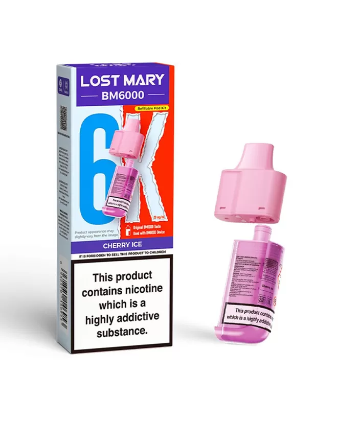 Cherry Ice Lost Mary BM6000 Refill Pod - Image 3