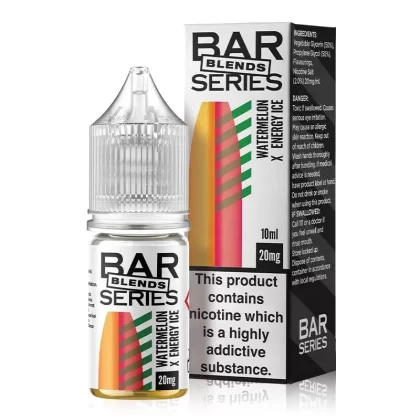 Watermelon X Energy Ice By Bar Series Blends 10ml Nic Salt