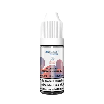 Hayati Pro Max Blueberry Cherry Cranberry Nic Salt E Liquid - Nicotine Strength#20mg>10mg (C3F327)
